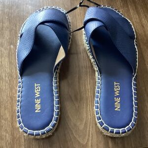 Nine West slide espadrilles